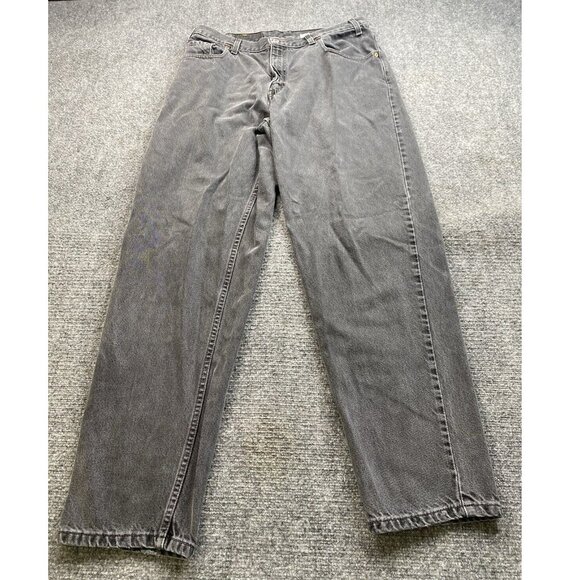 Levi's Other - Vintage Levis 560 Jeans Mens 34x32 Faded Black Loose Fit Tapered Leg Skater Y2K